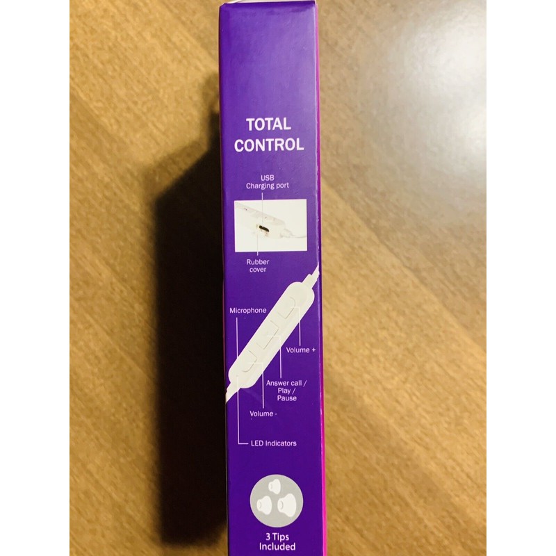 Magnavox Extreme Bass Bluetooth Earphones - White