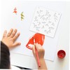 jojofuny 16 Sheets of Bird Pattern Reusable Graffiti Stencils for