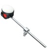 Drum Beater Hammer Metal Handle Round White Felt Head Perfect