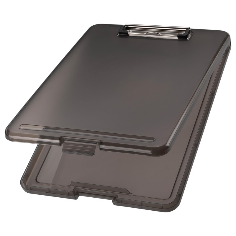 helit H2532009 Clipboard DIN A4 the Clip Grey Translucent Clipboard