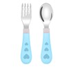 OUDQFCJ Baby Fork and Spoon Set, Tableware Set, Cartoon Design,