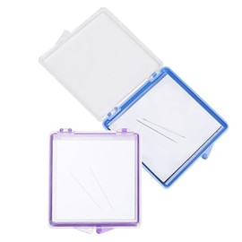 Estuche de Almacenamiento Magnético Multifuncional para Agujas, Alfileres y Clips, Organizador de Herramientas de Costura, 2 Unidades