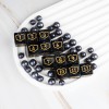 48 Pcs Abilities Keywords Counter Dice Black Shield MTG Dice