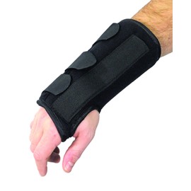 Aidapt Left Handed Medium Support Wrist Splint Brace for Carpal Tunnel, Tendonitis, RSI, Sprains, Arthritis and Wrist Pain. Velcro Fastening for a Secure Non Slip Fit Aid for Men and Women.