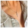 Cimenexe Bohemian Cross Pendant Necklace Silver Cross Necklace Chain Cross