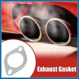 A ABSOPRO Stainless Steel 2.4" Inner Dia 2 Bolts Gasket for Car Exhaust Turbo Item Replacement