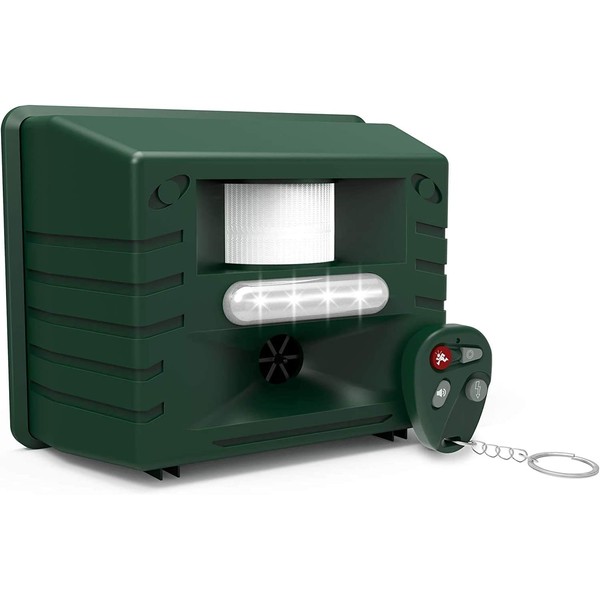 ASPECTEK Ultrasonic Outdoor Animal Pest Repellent, Yard Sentinel RC with