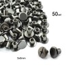 YXQ 50pcs Chicago Screw 5x6mm Slotted Binding Screws for Rivet
