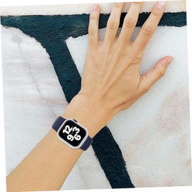 Mikinona Replaceable Watch Cover for Transparent Full Case Lightweight Shockproof Screen Protector Easy Access to Buttons and Ports