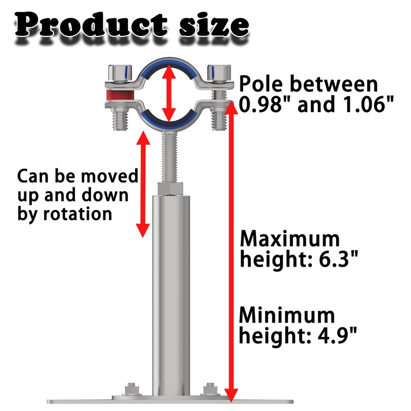 Starlink Mini RV Ladder Mount - Perfect for 1 inch
