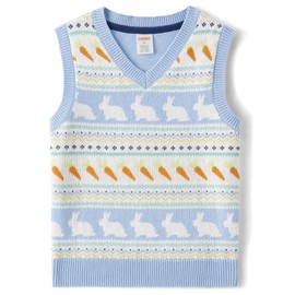 Gymboree,and Toddler Sweater Vest,Bunny Fairisle,3T