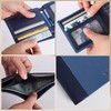 VISOUL Q07 Men's Genuine Leather Wallet with RFID Protection Large