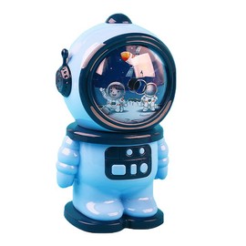 Anller Pencil Sharpener, Hand Crank Manual Sharpener, Auto Pen Feed Feature, Astronaut Shape Pencil Cutter for Classroom/Office/Home/Kids Gift, Blue