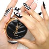 Black character handmade nail tips - Stiletto M / 블랙