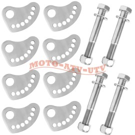 JINFANNIBI Camber Lock Alignment Fix & Upper Arm Cam Bolt Kit for Silverado  1500 2500 3500