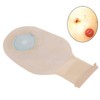 10pcs Disposable Colostomy Bag Soft Skin Friendly Colostomy Pouch Bag(Open