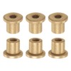 HARFINGTON 6pcs Flange Bearing Sleeve 4mm Bore 8mm OD 10mm