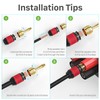 FosPower Deadbolt Banana Plugs 12 Pairs / 24 pcs, Screwless