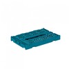 Ay-Kasa Folding Crate, Sturdy Folding Box, Plastic, Stackable, Peacock Green,