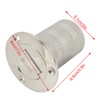 Boat Filler Right Angle Clamshell 316 Stainless Steel Hardware for
