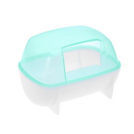 BESPORTBLE Small Pet Bath Room House for Hamster Chinchilla Plastic Bathroom Container Bath