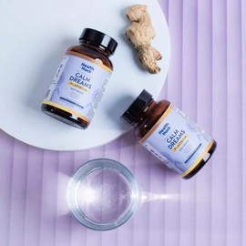 Suplemento Descanso con GABA 5HTP L-Teanina Magnesio Sin Melatonina                                                                                   