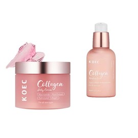 Collagen Jelly Face Cream Set With Serum