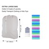 Super Extra Large Heavy Duty 100% Nylon Laundry Storage Bag,