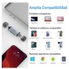 Lector de tarjetas SD, atolla Aluminum Adaptador SD a OTG