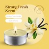 Ivory Scented Tealight Candles - Pack of 12 Scented Tea