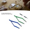 2PCS V Shape Spring Bar Tweezers Professional Alloy Steel Watch