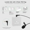Paquete de 2 micrófonos Lavalier compatibles con DJI MIC 2,
