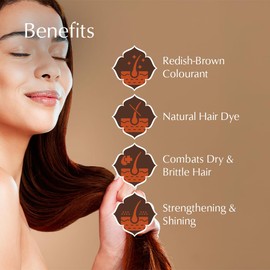 Ayumi Pure Henna 100% (Mendhi), 200g | Natural Dark Red Hair Dye | Chemical-Free Colour | Dandruff Prevention | Hair Growth & Moisture Conditioning Powder