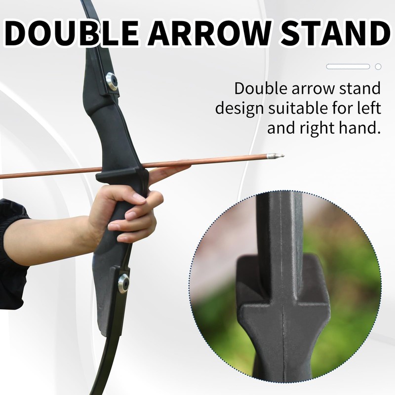 Adult Recurve Bow Can Be Used On Both Hands. The