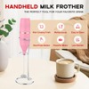 Homexup Handheld Milk Frother 14,000 RPM Drink Mixer Wand with