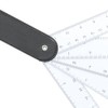4Pcs Multifunctional Fan Scale Ruler Plastic Drafting Foldable Architect Tool