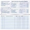 18 Pack Check Registers for Personal Checkbook, 24-25-26 Calendars, Transaction