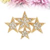 PACKOVE Pin Star Brooches Rhinestone Brooches Mother's Day Brooch Enamel
