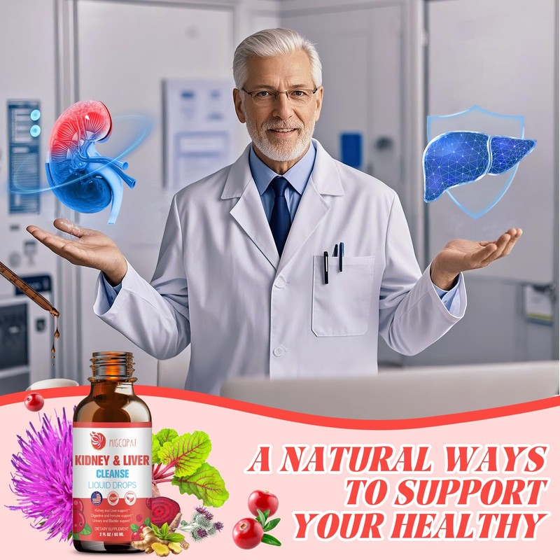 Migcopat Migcopat Kidney and Liver Cleanse Drops + Sugar Free