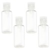 FuoooooGui Plastic Refillable Bottle 30ml Set of 4 Label Bottles