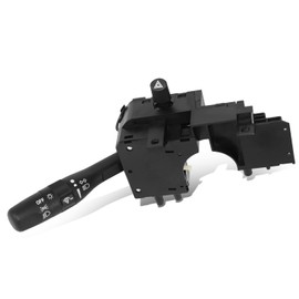 Auto Dynasty Factory Style Multi-Function Combination Switch Assembly Compatible with Chrysler Dodge Neon Sx 2.0 Plymouth 2000-2005, Driver Left Side, Black