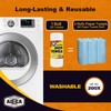 AIDEA Microfiber Cleaning Cloth, Shop Towels 55 Sheets(6 Roll) White