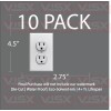 VISX Fake Outlet Plug Sticker Decal Funny wall vinyl Prank