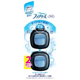Febreze Air Freshener for Cars, Easy Clip, Fluffy Bubbles, 0.9 fl oz (2.5 ml) x 2