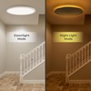 Matane 15.4in LED Flush Mount Ceiling Light Fixture with Remote,