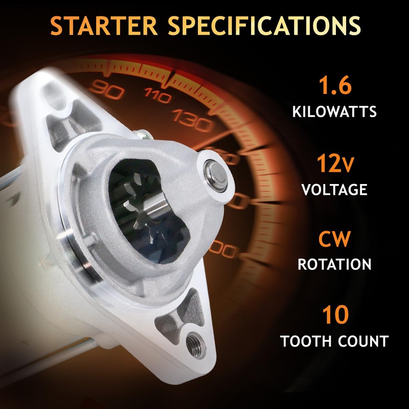 17841 New Starter Compatible with 2003-2008 Toyota Corolla Matrix L4