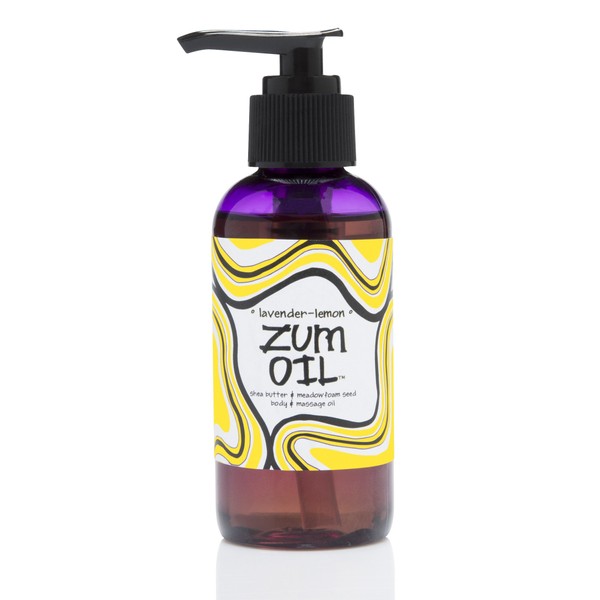 Indigo Wild Zum Massage Oil, Lavender Lemon, 4 Fluid Ounce