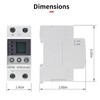 GEYA Current/Voltage Protection Device with Measuring Function AC220V LCD Display