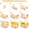 oathx Wooden Activity Cube for Toddler Toys, 10-in-1 Montessori Toys
