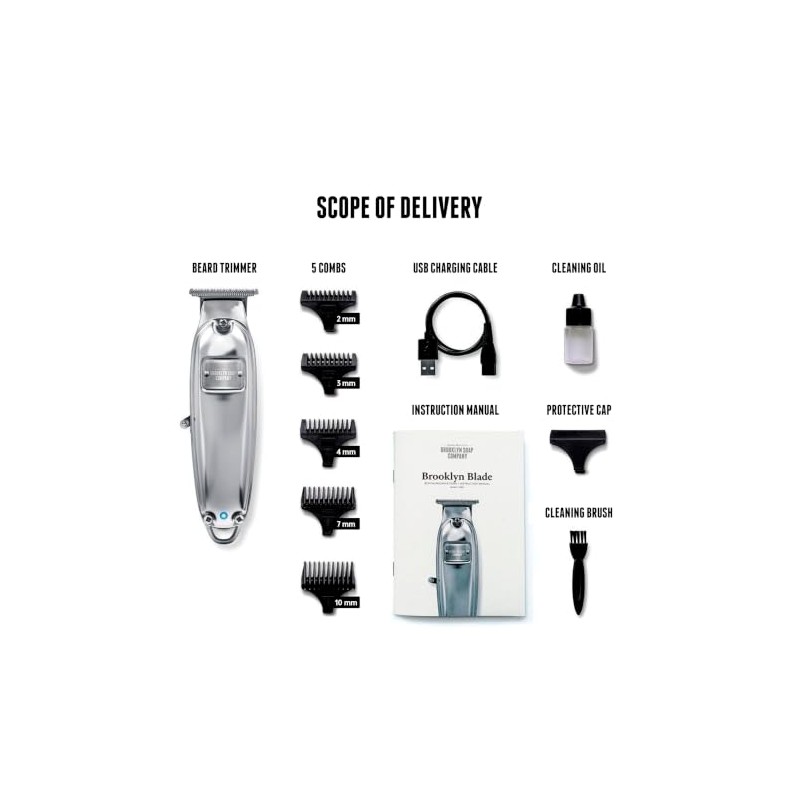 Brooklyn Soap Company - Brooklyn Blade Beard Trimmer USB-C
